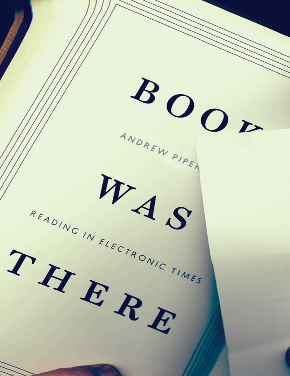 Cover of Book Was There