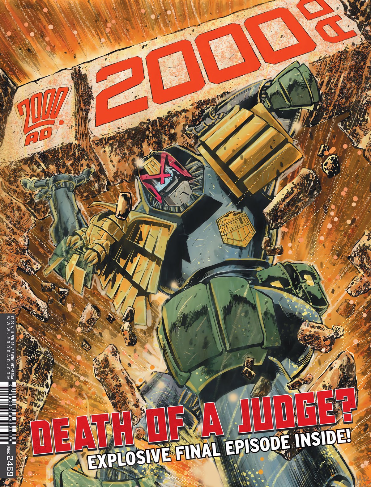 Cover of 2000AD prog 2469 (2026)