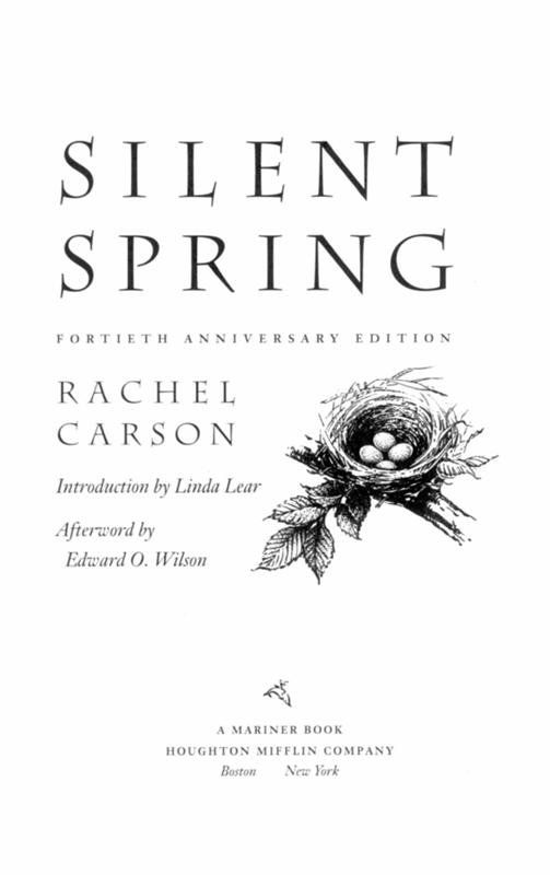 Cover of Silent Spring
