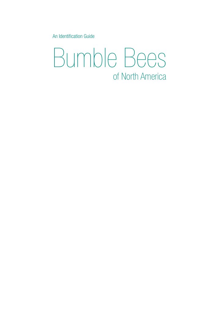 Cover of Bumble Bees