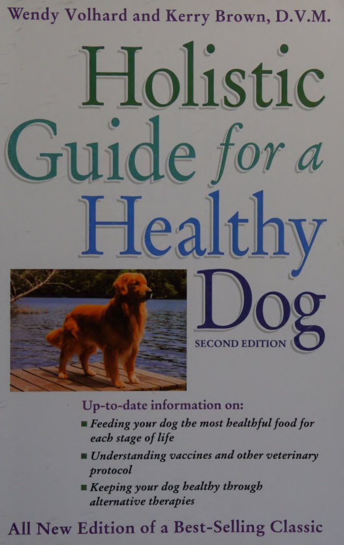 Cover of Holistic guide for a healthy dog