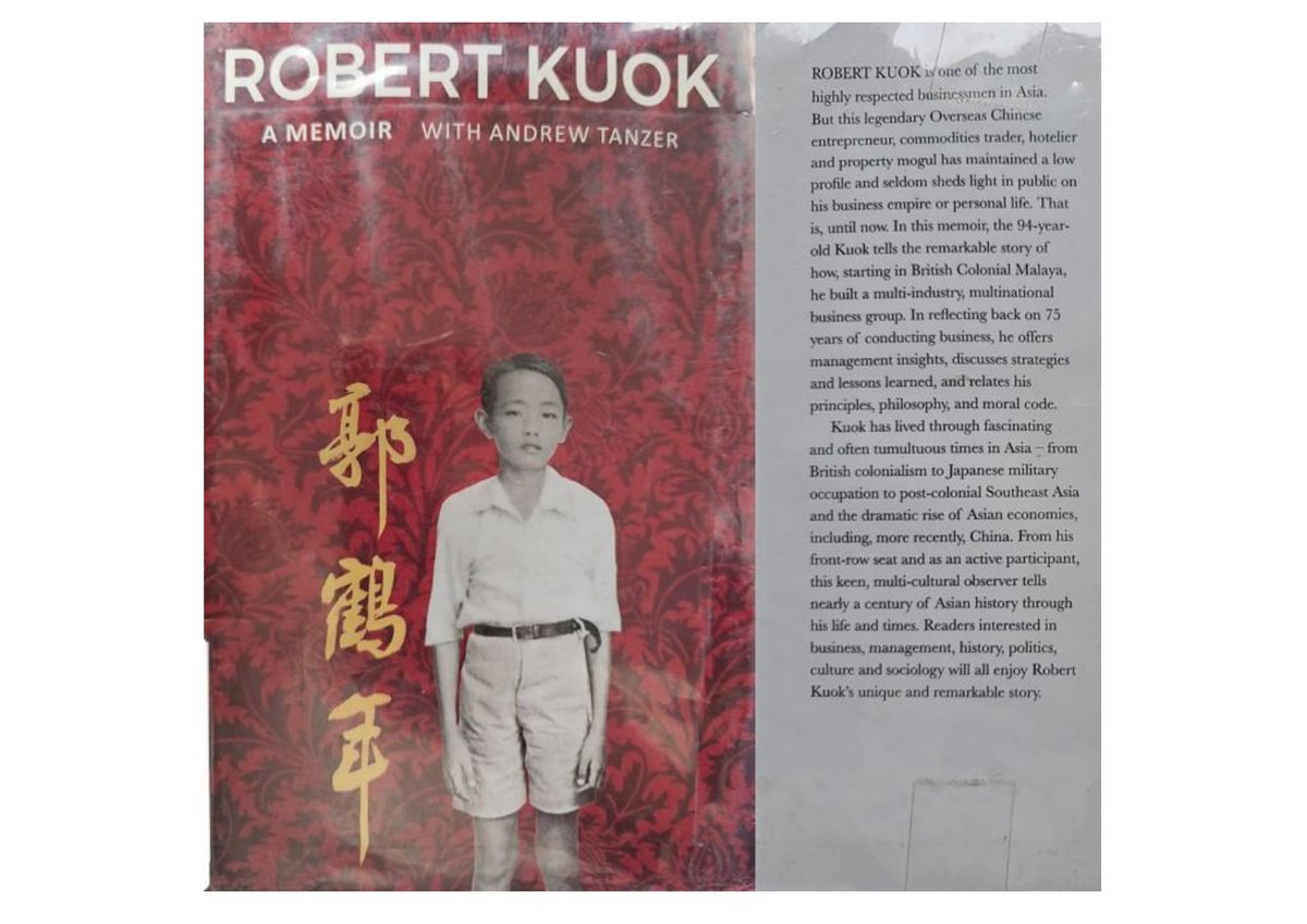 Cover of Robert Kuok a Memoir