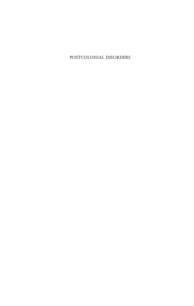 Cover of POSTCOLONIAL DISORDERS