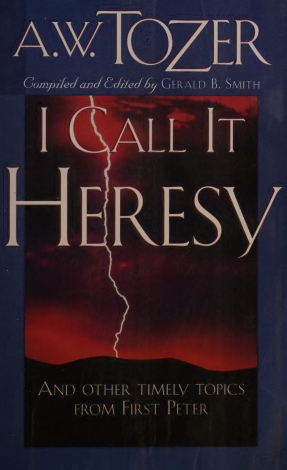 Cover of I call it heresy!