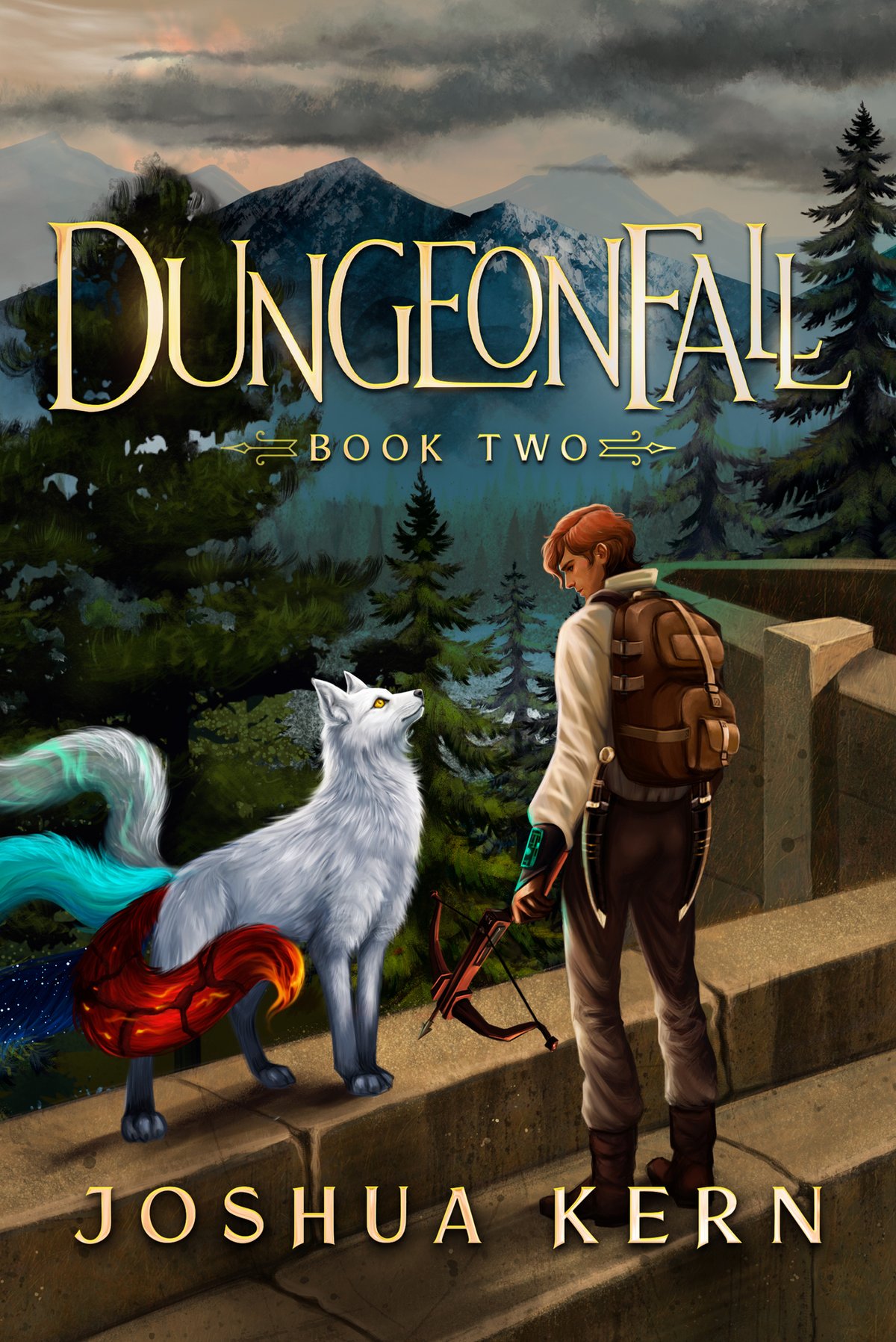 Cover of DungeonFall 2: Book 2 - A Gamelit Dungeon-Core Creation / Cultivation Progression Novel