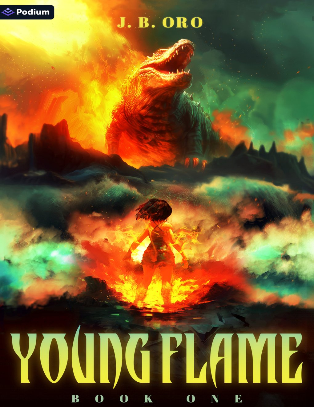 Cover of Young Flame- A Progression Fantasy