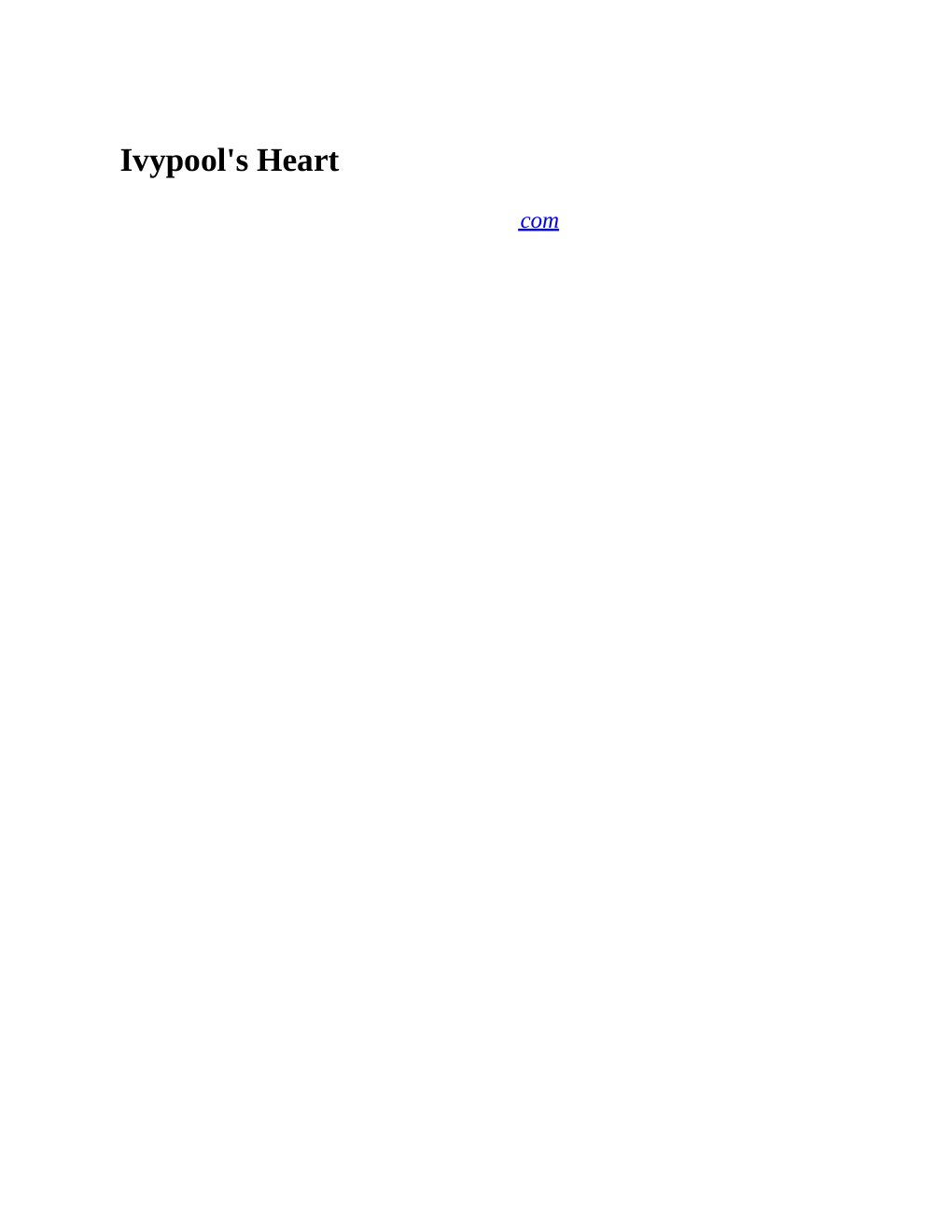 Cover of Ivypool's Heart