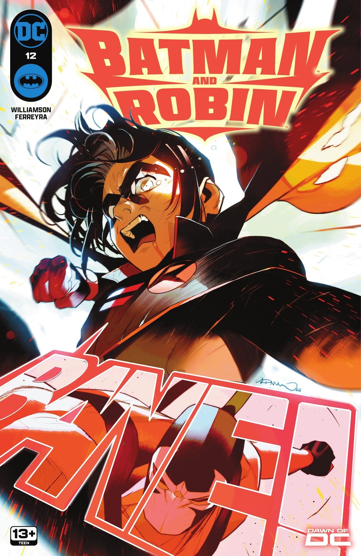 Cover of Batman and Robin #12 (2024)