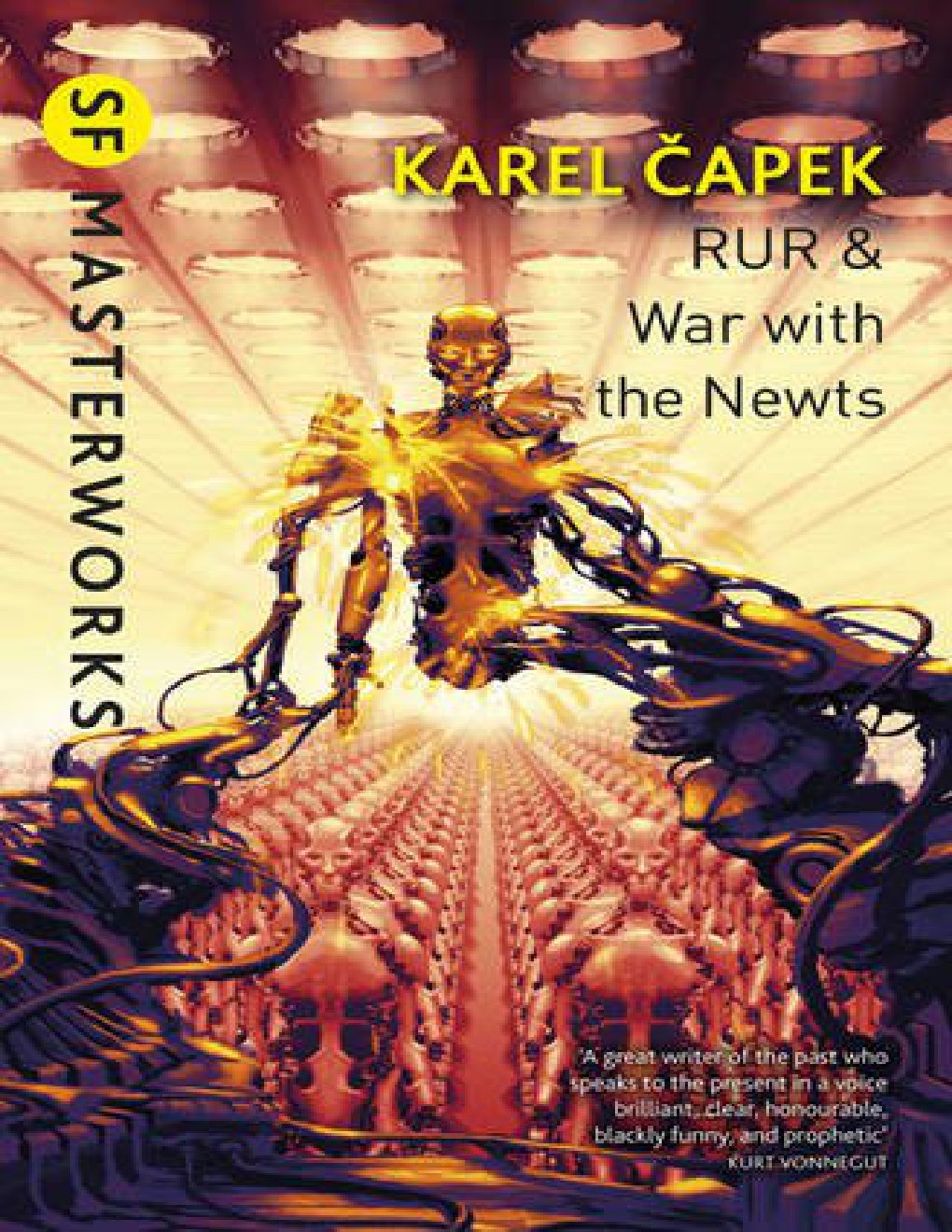 Cover of RUR and War with the Newts