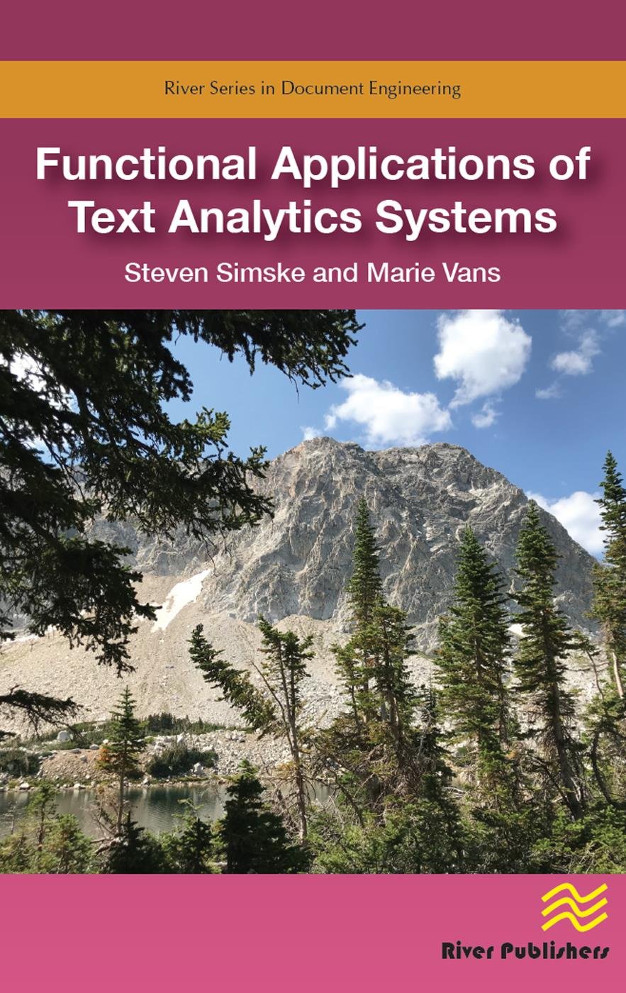 Cover of Functional Applications of Text Analytics