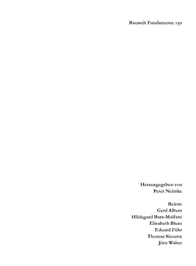 Cover of Bauwelt Fundamente 150