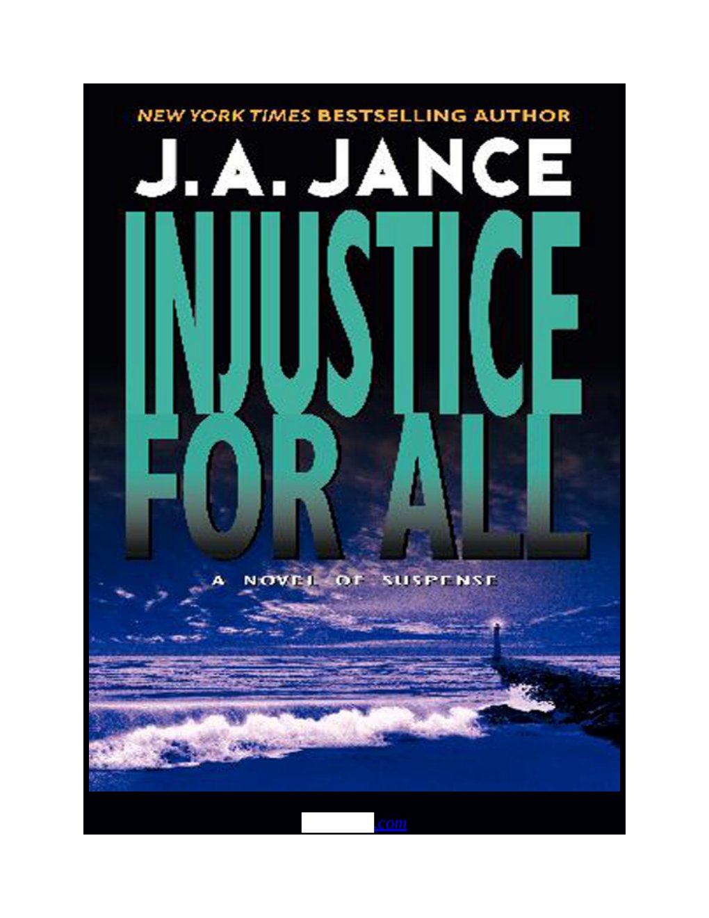 Cover of Injustice for All (1986)