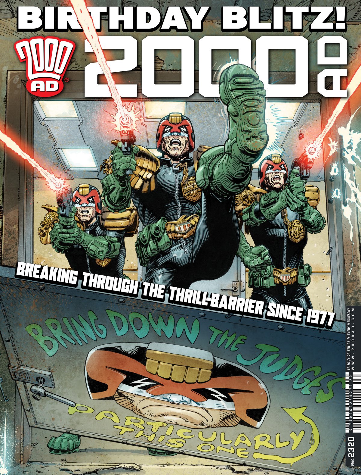 Cover of 2000AD prog 2320 (2023)
