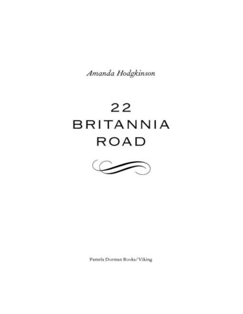 Cover of 22 Britannia Road