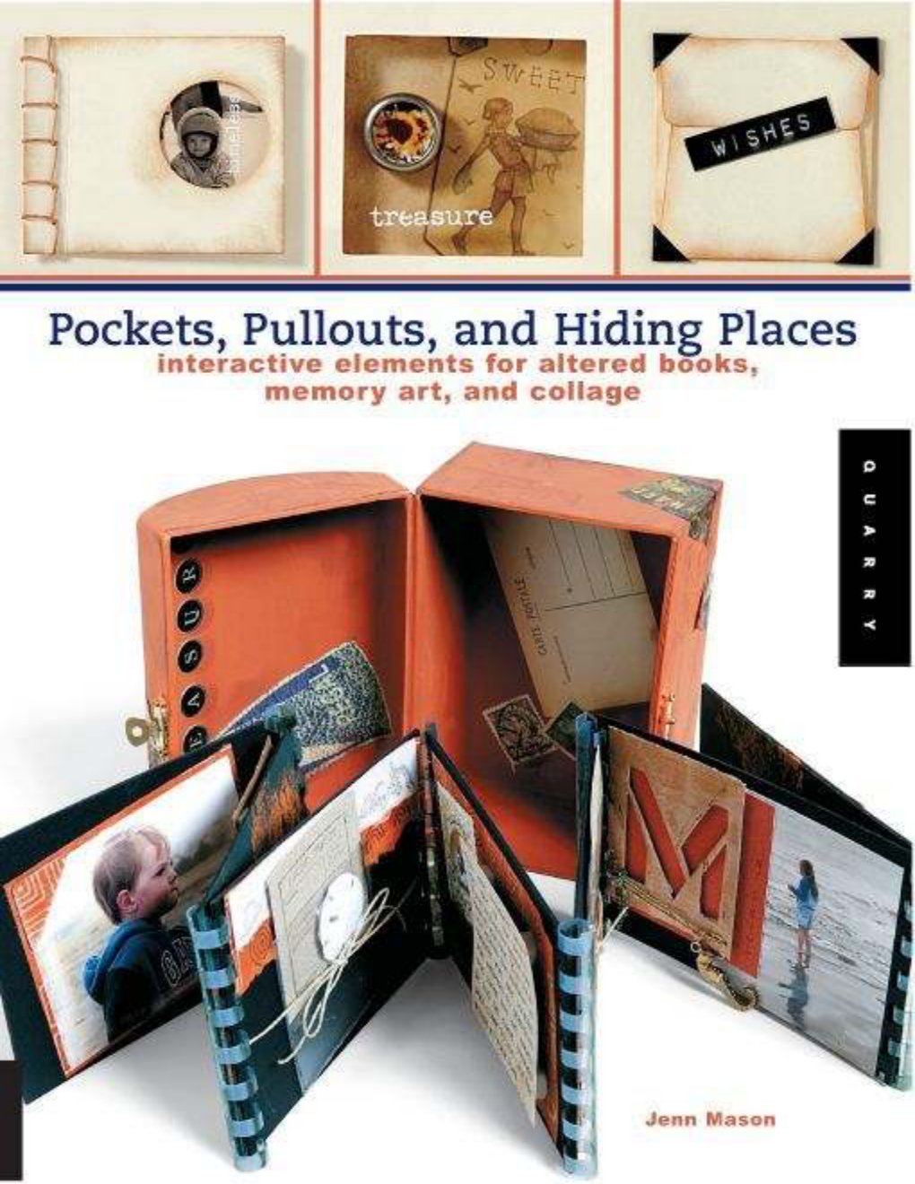 Cover of Pockets, Pull-outs, and Hiding Places: Interactive Elements for Altered Books, Memory Art, and Collage