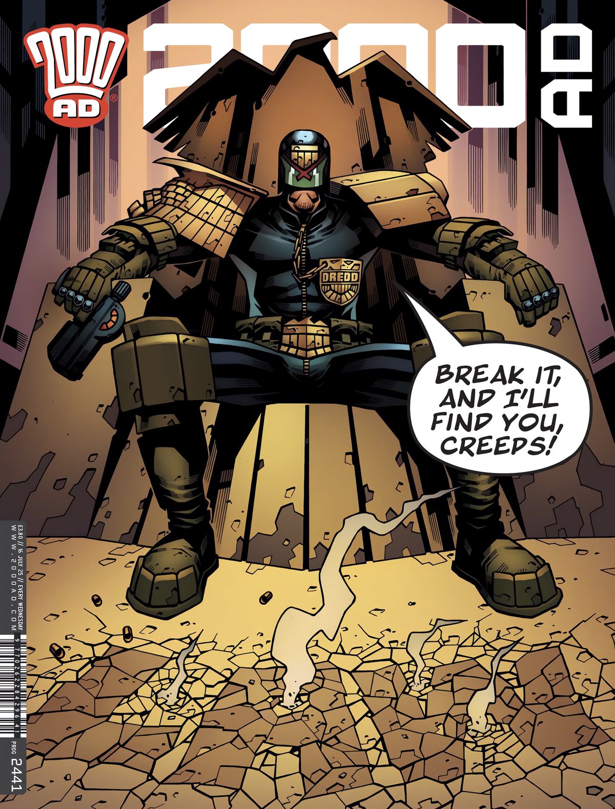 Cover of 2000AD prog 2441 (2025)
