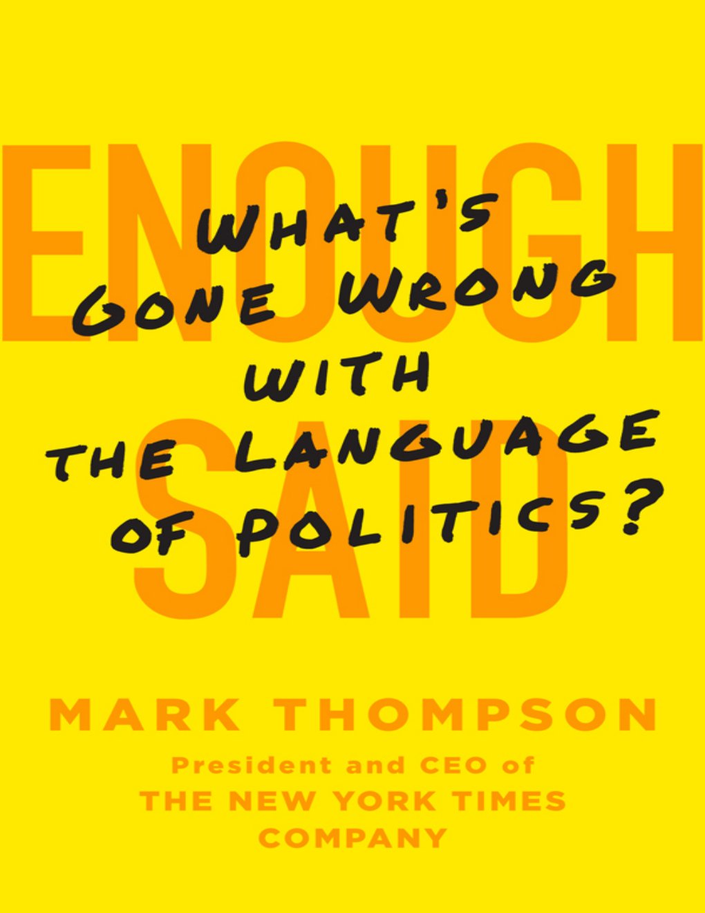 Cover of Enough Said