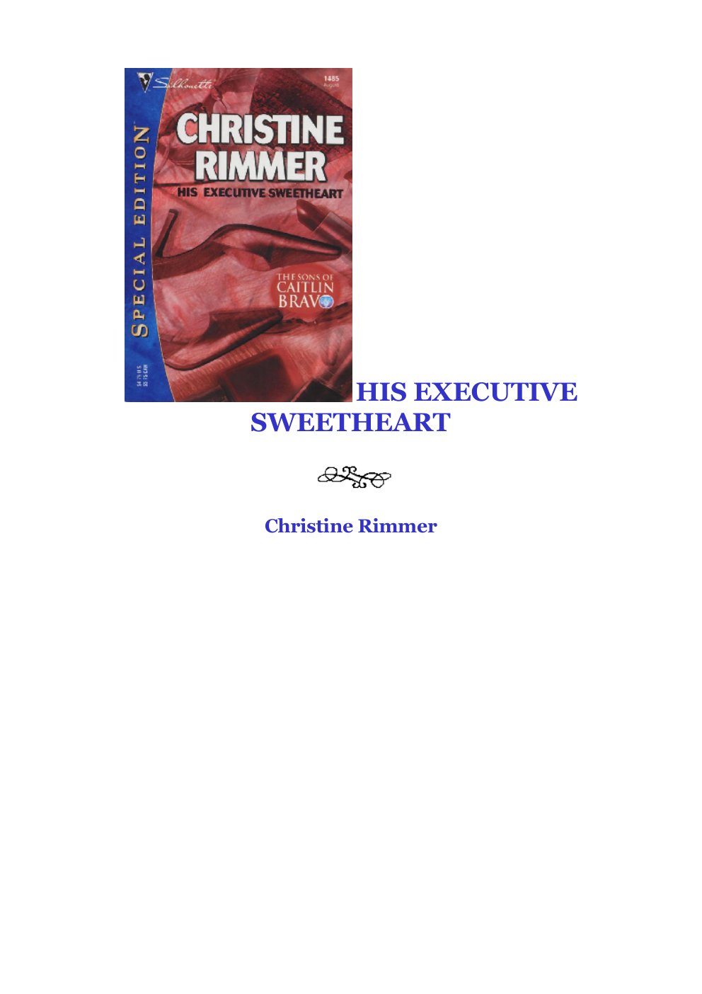 Cover of HIS EXECUTIVE