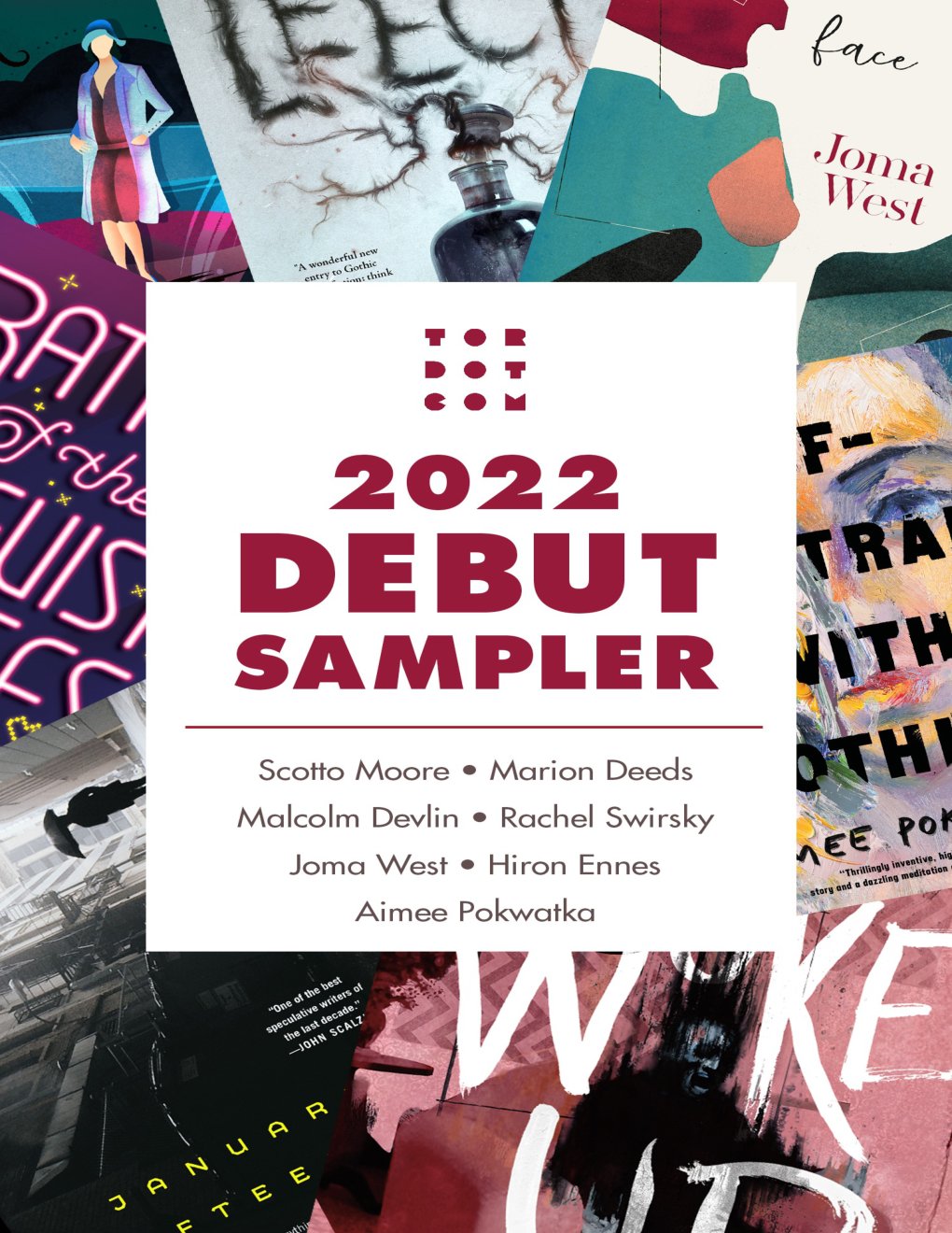 Cover of Tordotcom Publishing 2022 Debut Sampler