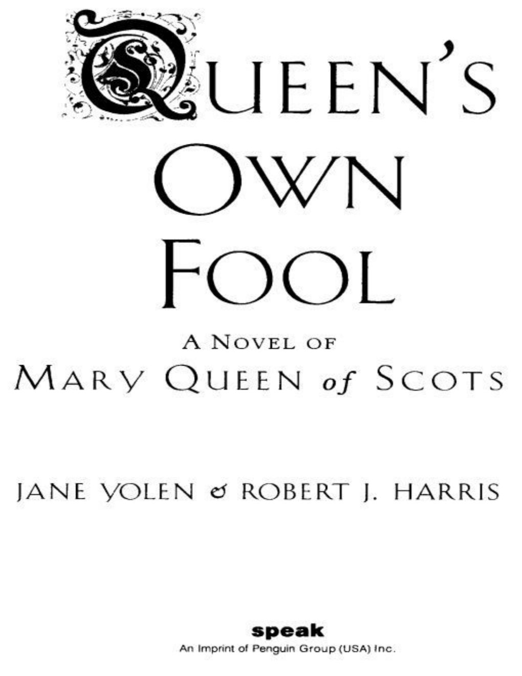 Cover of Queen's Own Fool (1559)