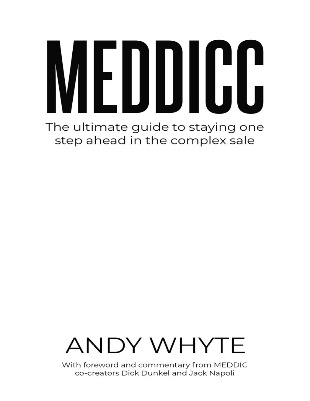 Cover of MEDDICC