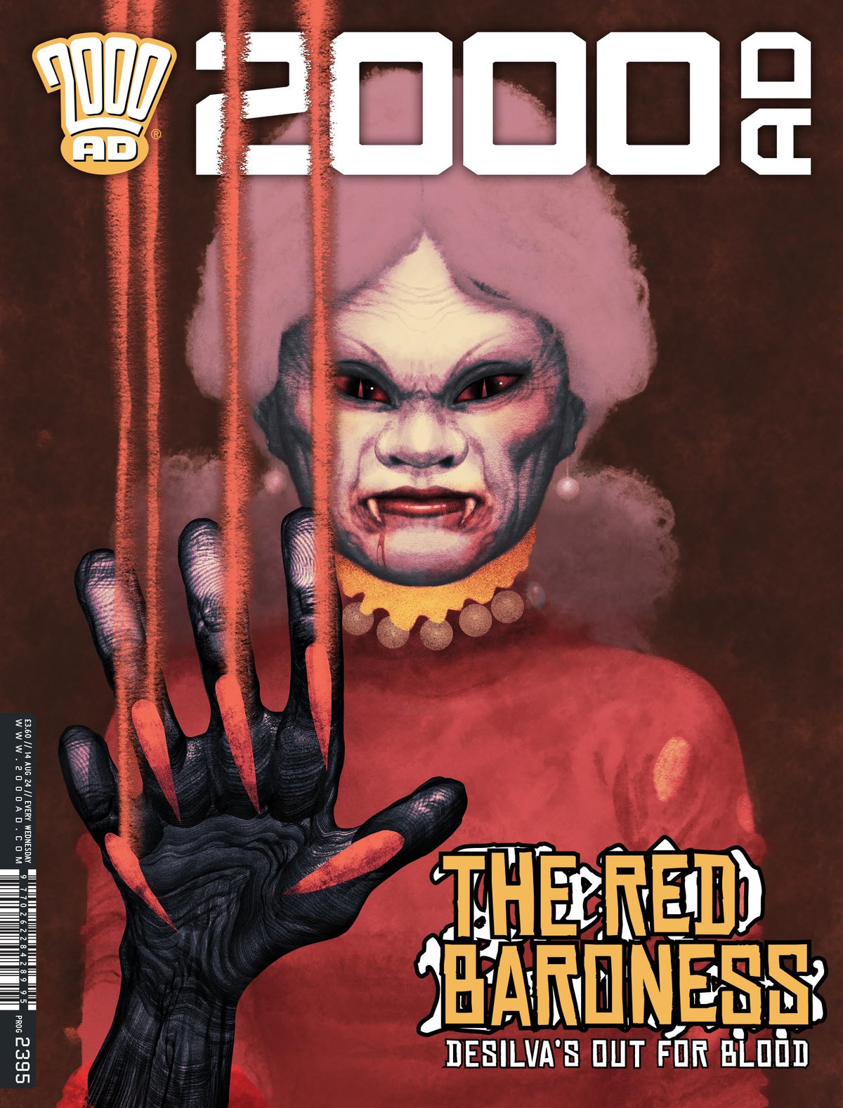 Cover of 2000AD prog 2395 (2024)