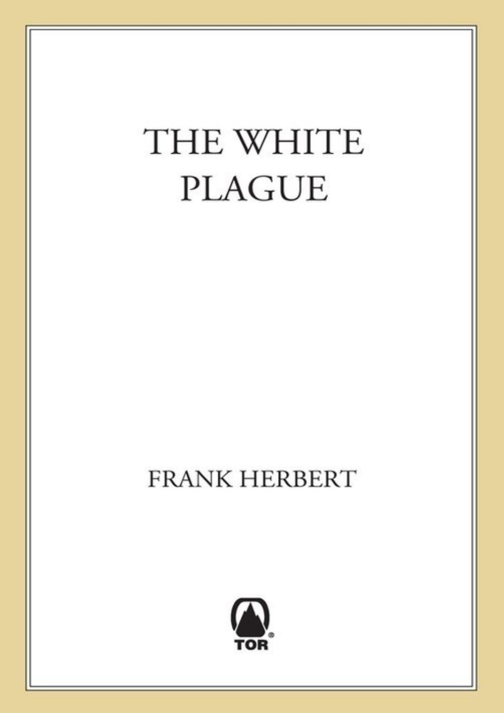 Cover of The White Plague
