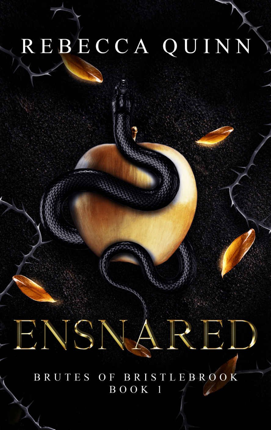 Cover of Ensnared: A Post-Apocalyptic Reverse Harem Romance (Brutes of Bristlebrook Book 1)