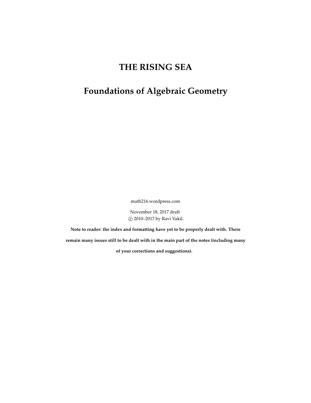 Cover of THE RISING SEA