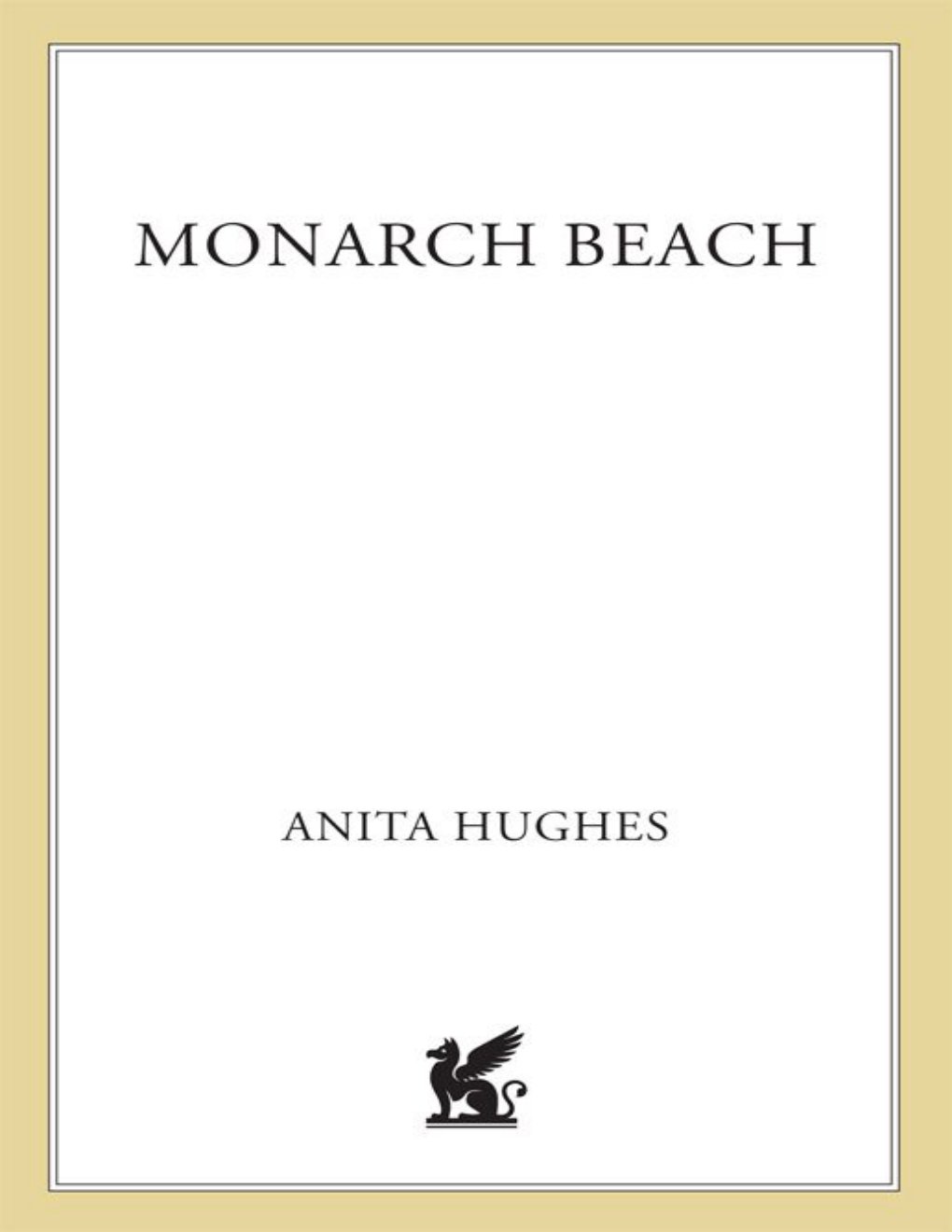 Cover of Monarch Beach