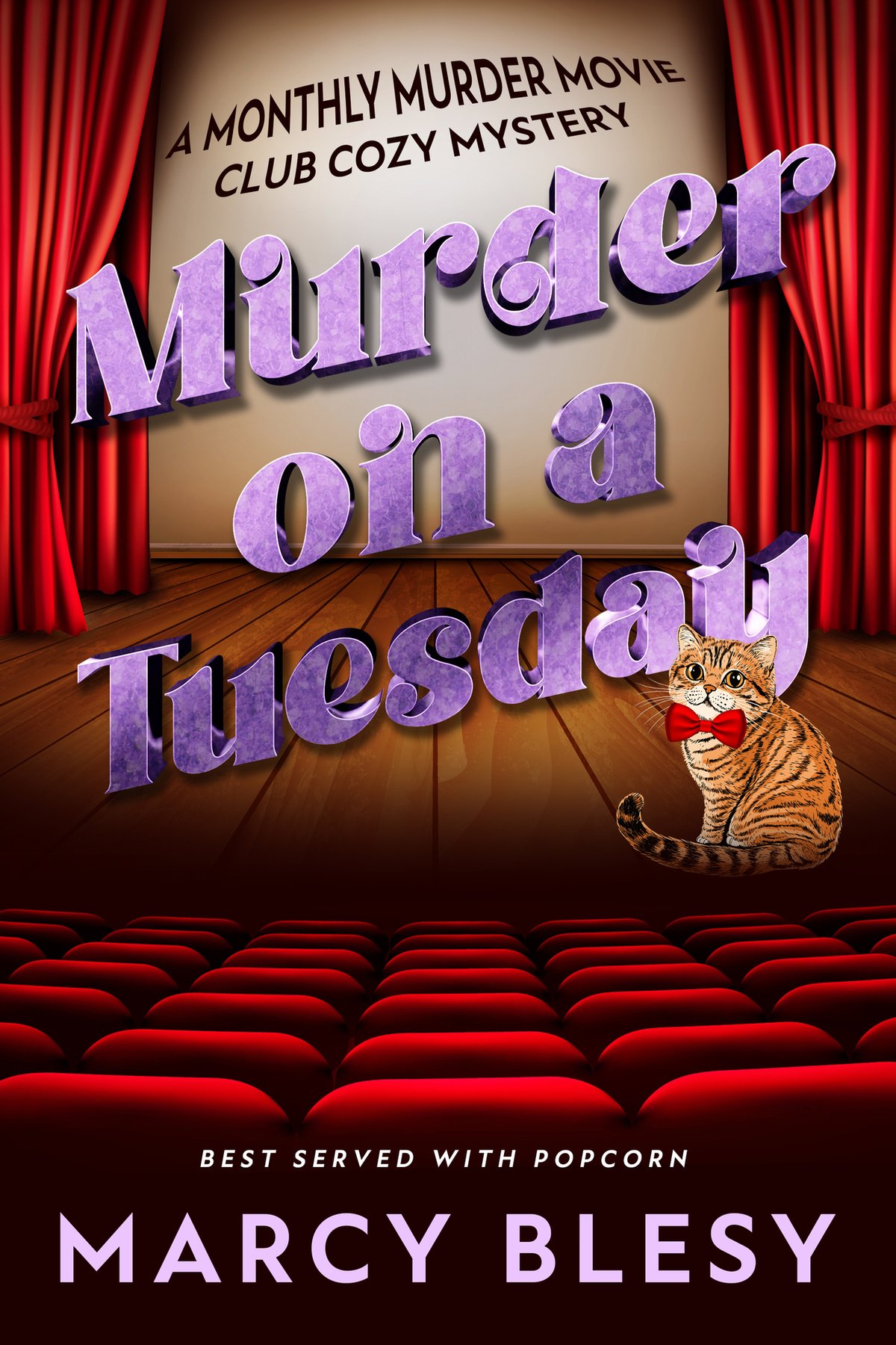 Cover of Murder on a Tuesday (Monthly Murder Movie Club Cozy Mystery Book 2)