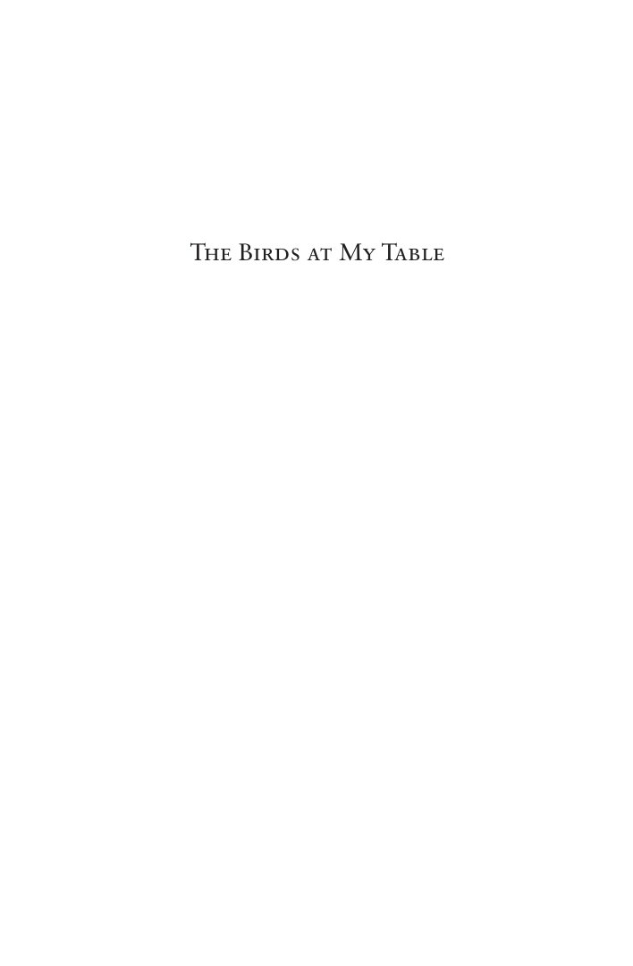 Cover of The Birds at My Table