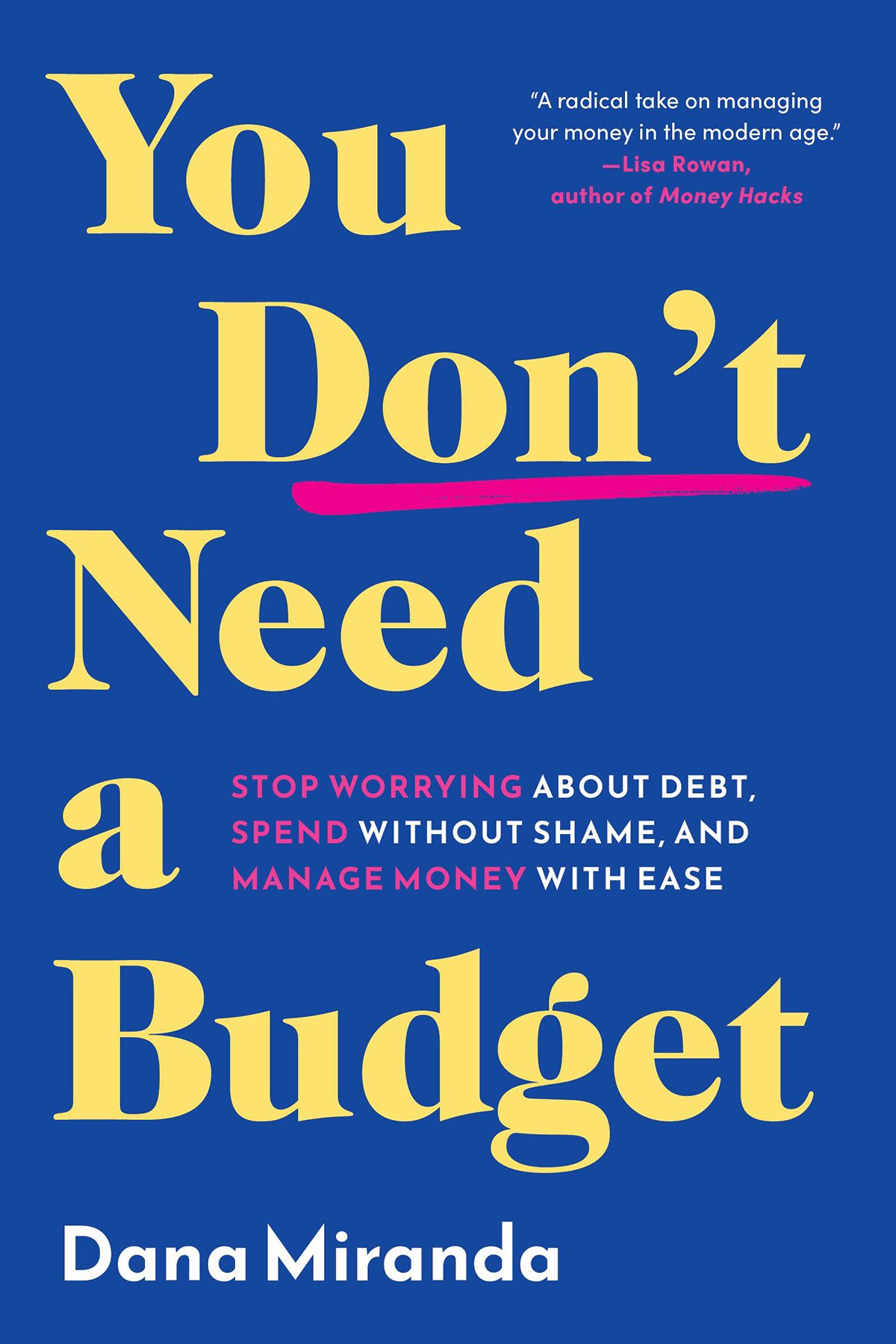 Cover of You Don't Need a Budget