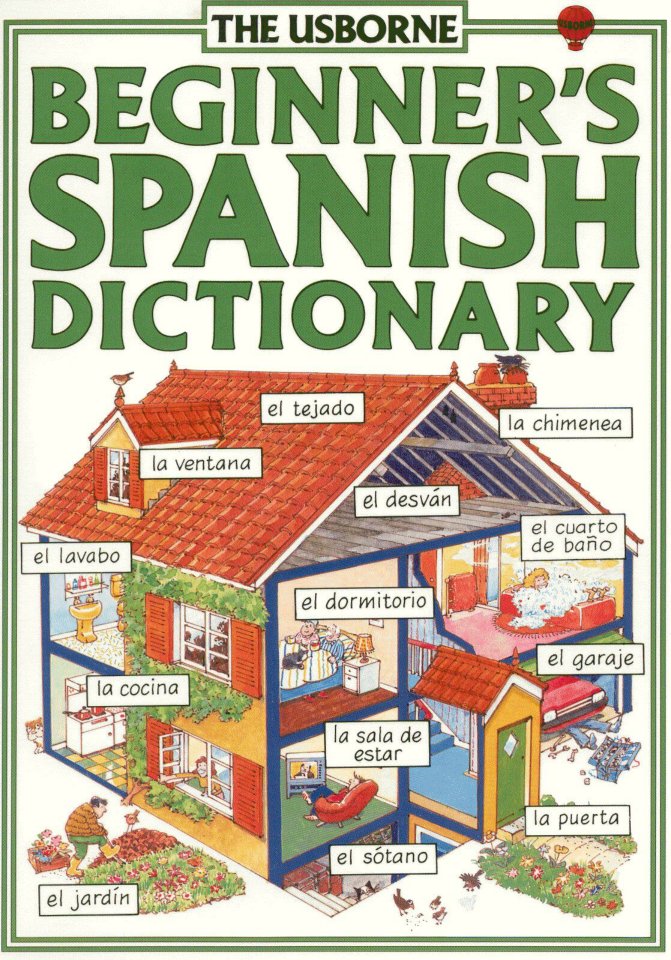 Cover of Beginners Spanish Dictionary Book