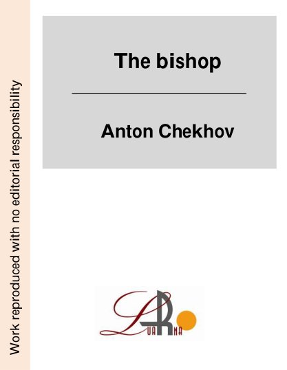 Cover of The Bishop