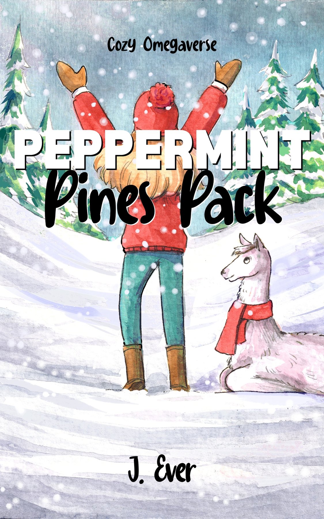 Cover of Peppermint Pines Pack: A Cozy Omegaverse Romance
