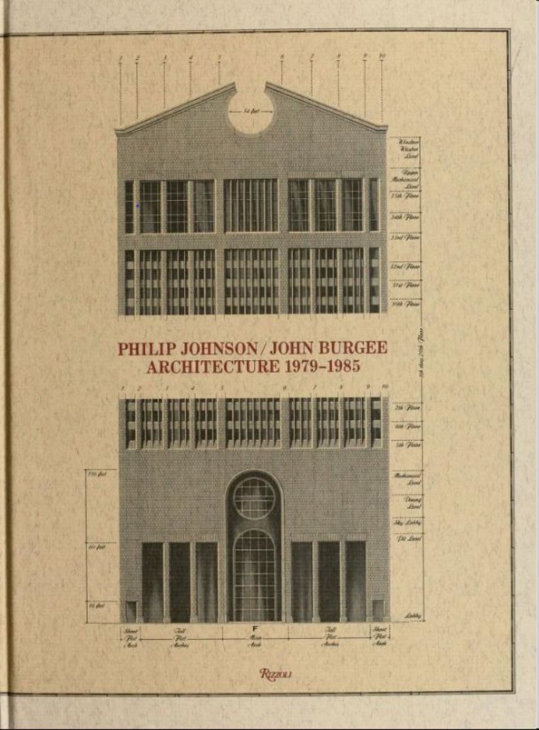 Cover of Philip JohnsonJohn Burgee Architecture