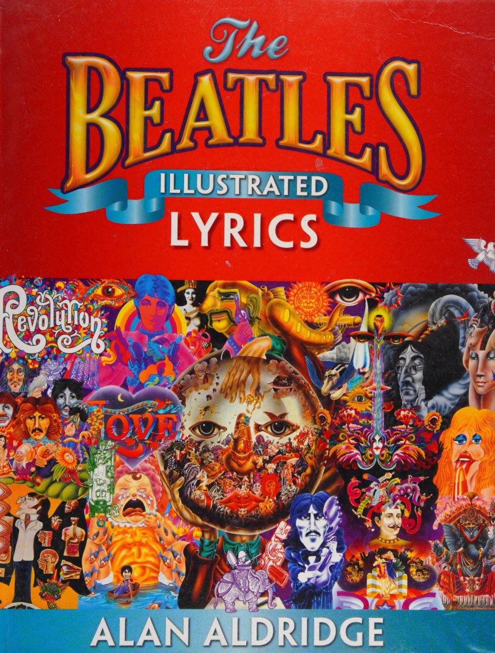 Cover of The Beatles illustrated lyrics