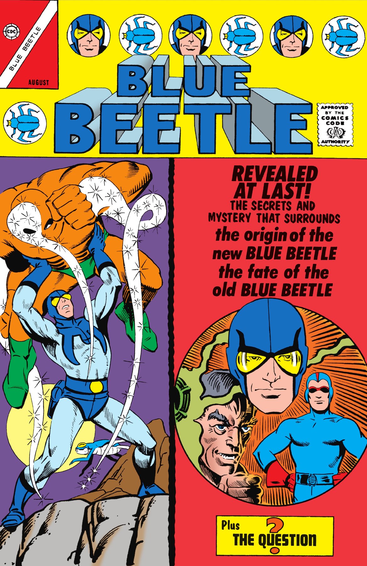 Cover of Blue Beetle #2 - The End is the Beginning; The Question vs. the Banshee