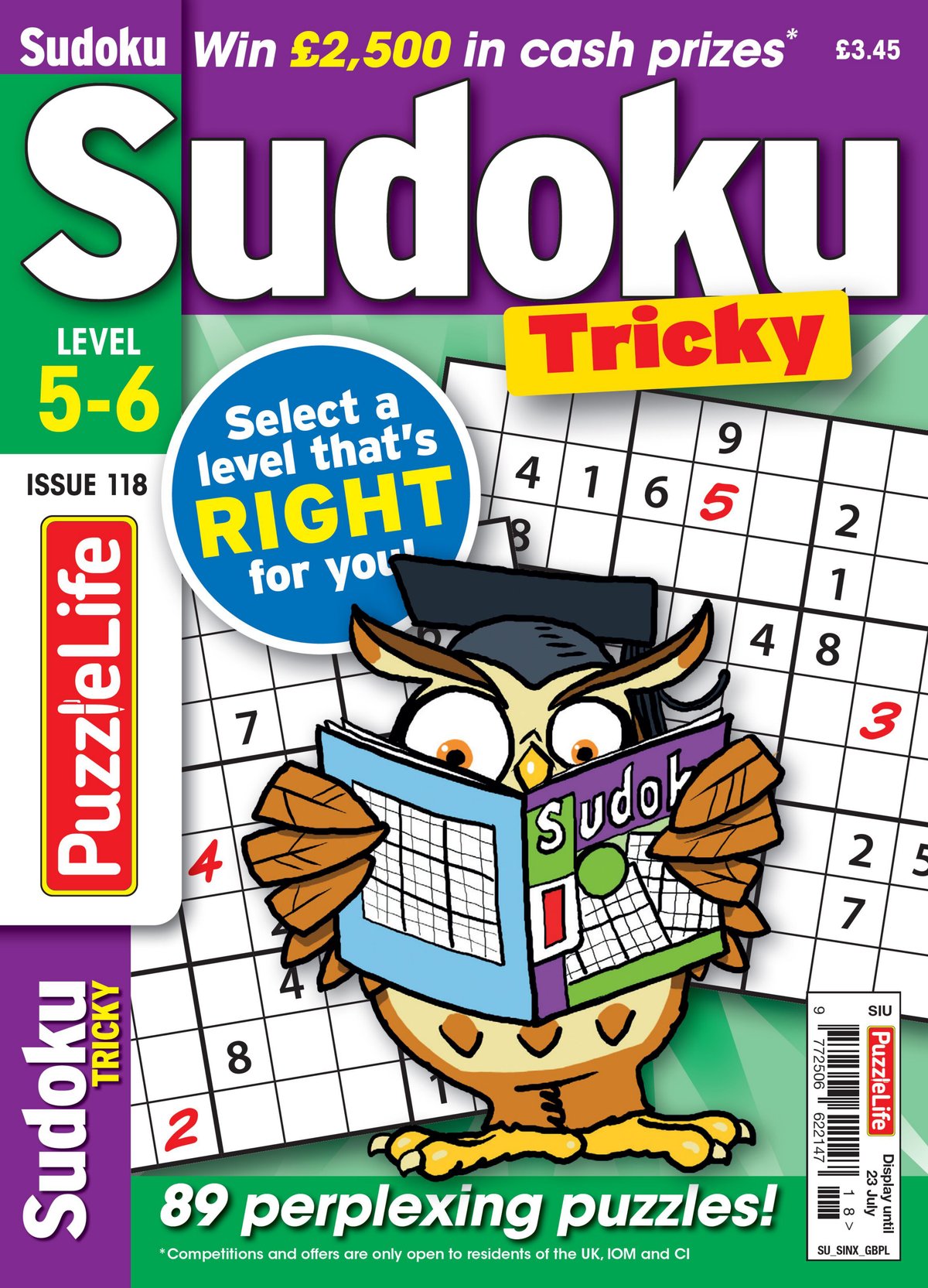 Cover of Puzzlelife Sudoku Tricky (2026)
