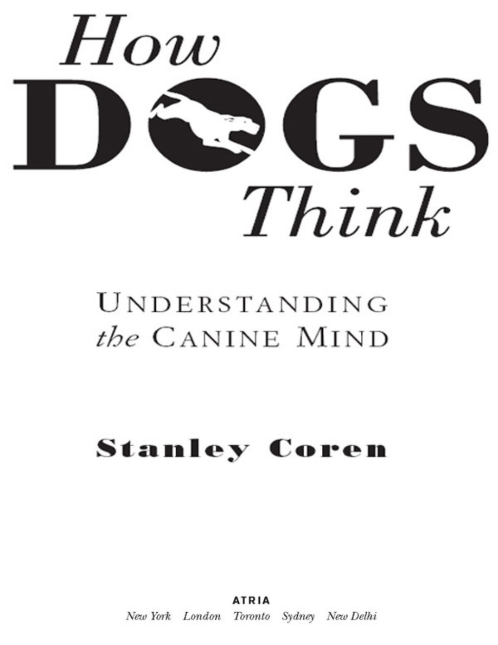 Cover of How Dogs Think