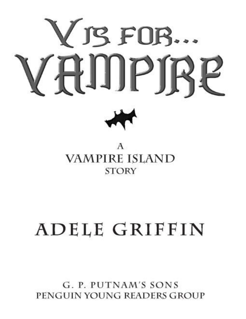Cover of V is for...Vampire