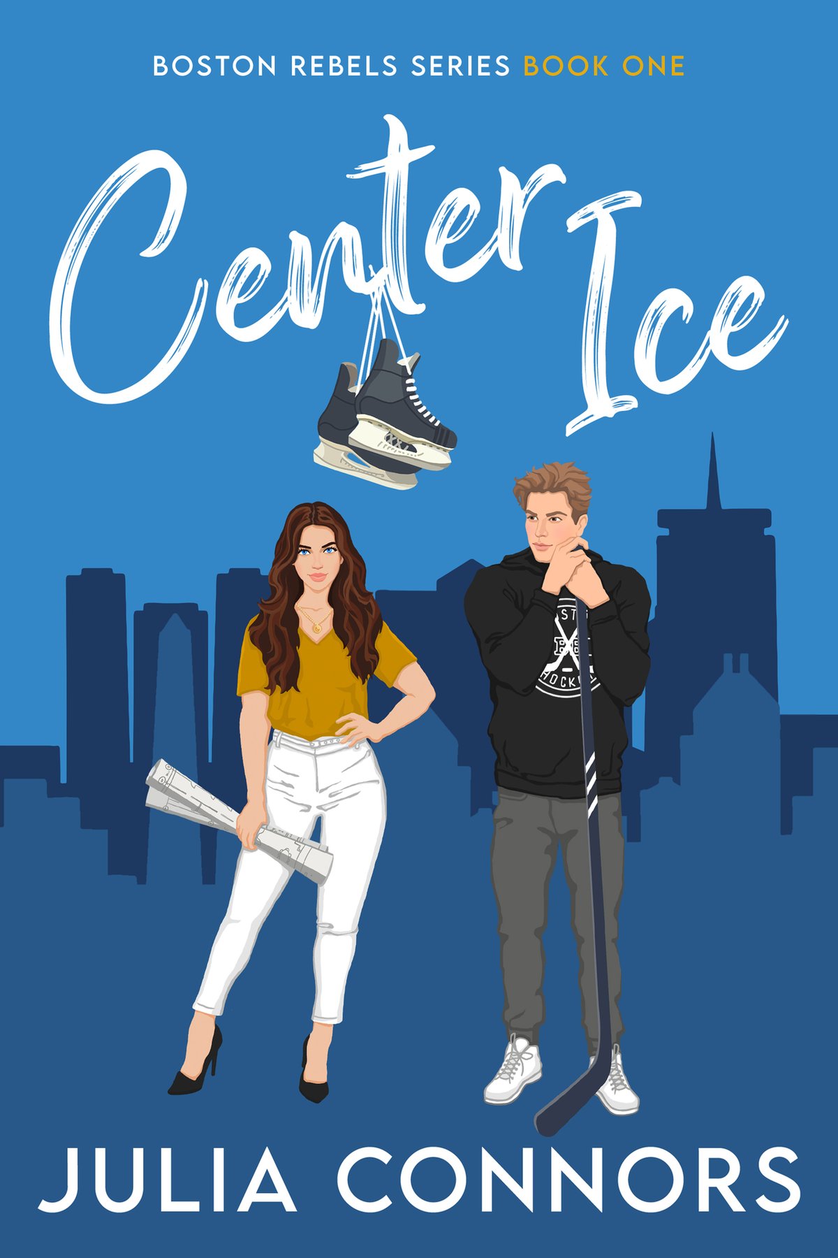 Cover of Center Ice (Boston Rebels Book 1)