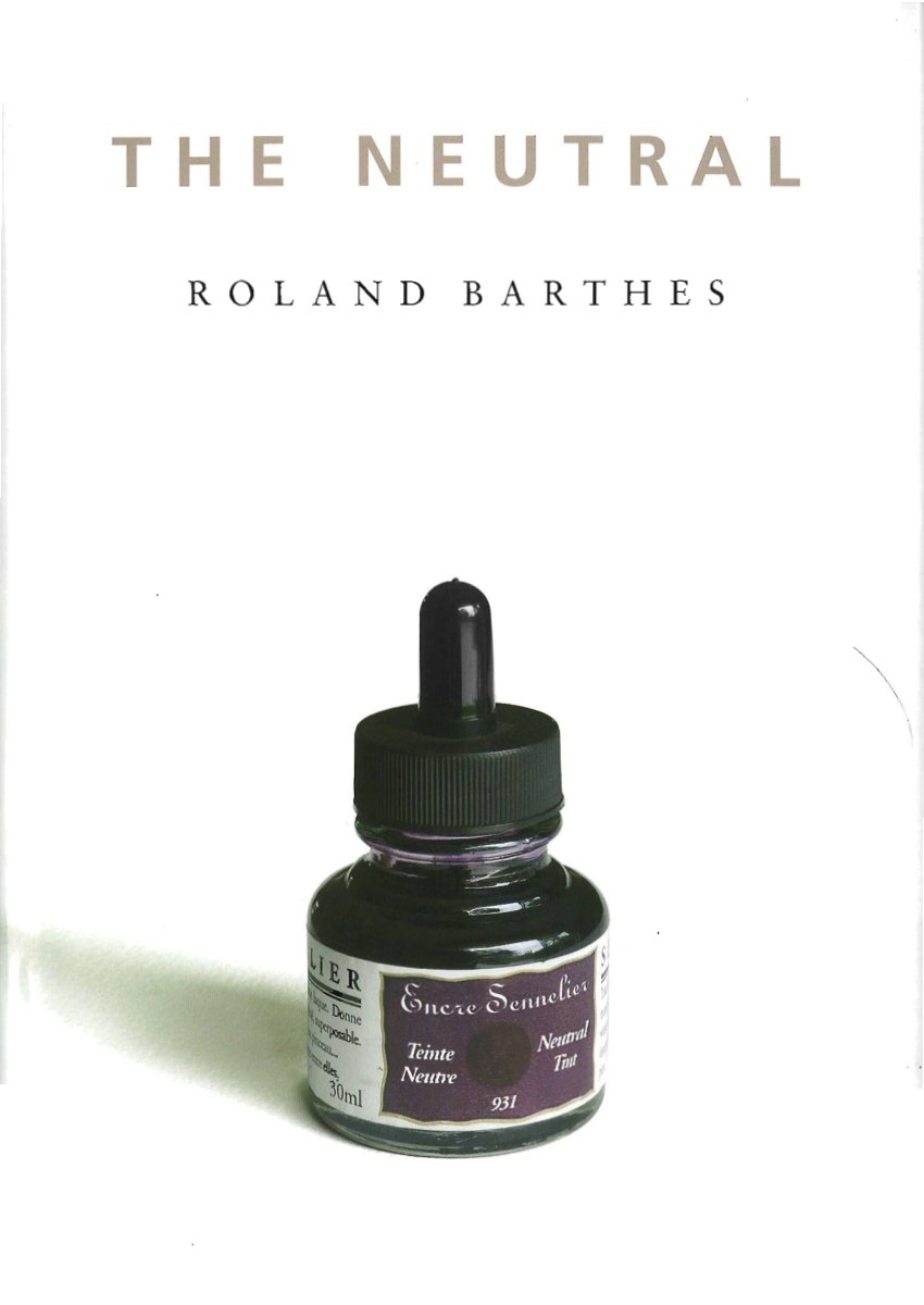 Cover of ROLAND BARTHES (1925)