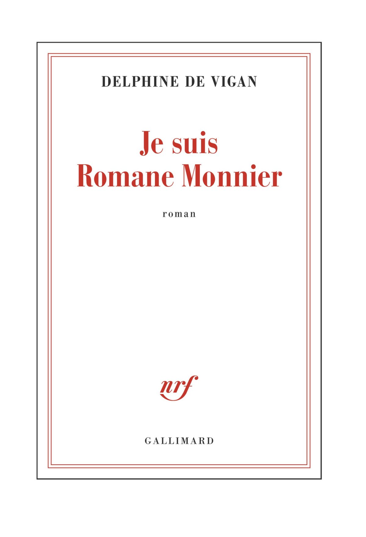 Cover of Je suis Romane Monnier