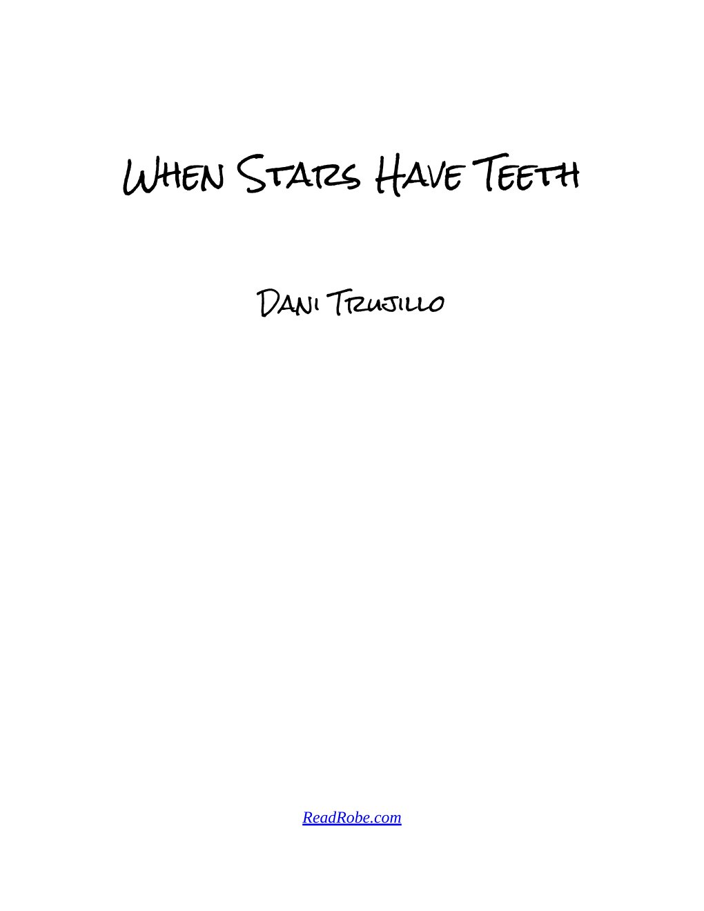 Cover of When Stars Have Teeth