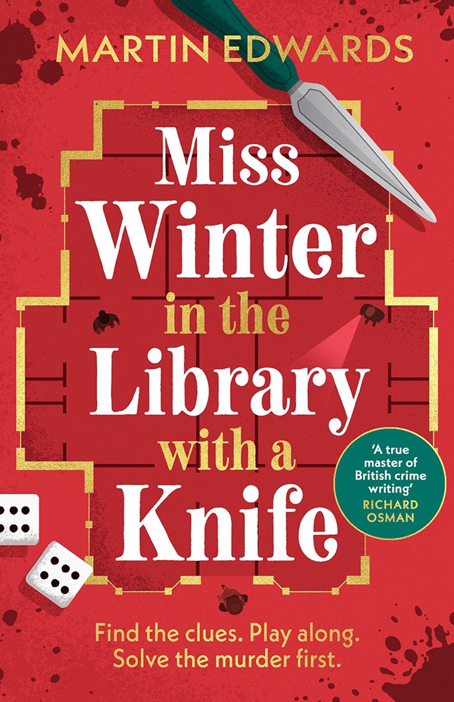 Cover of Miss Winter in the Library with a Knife