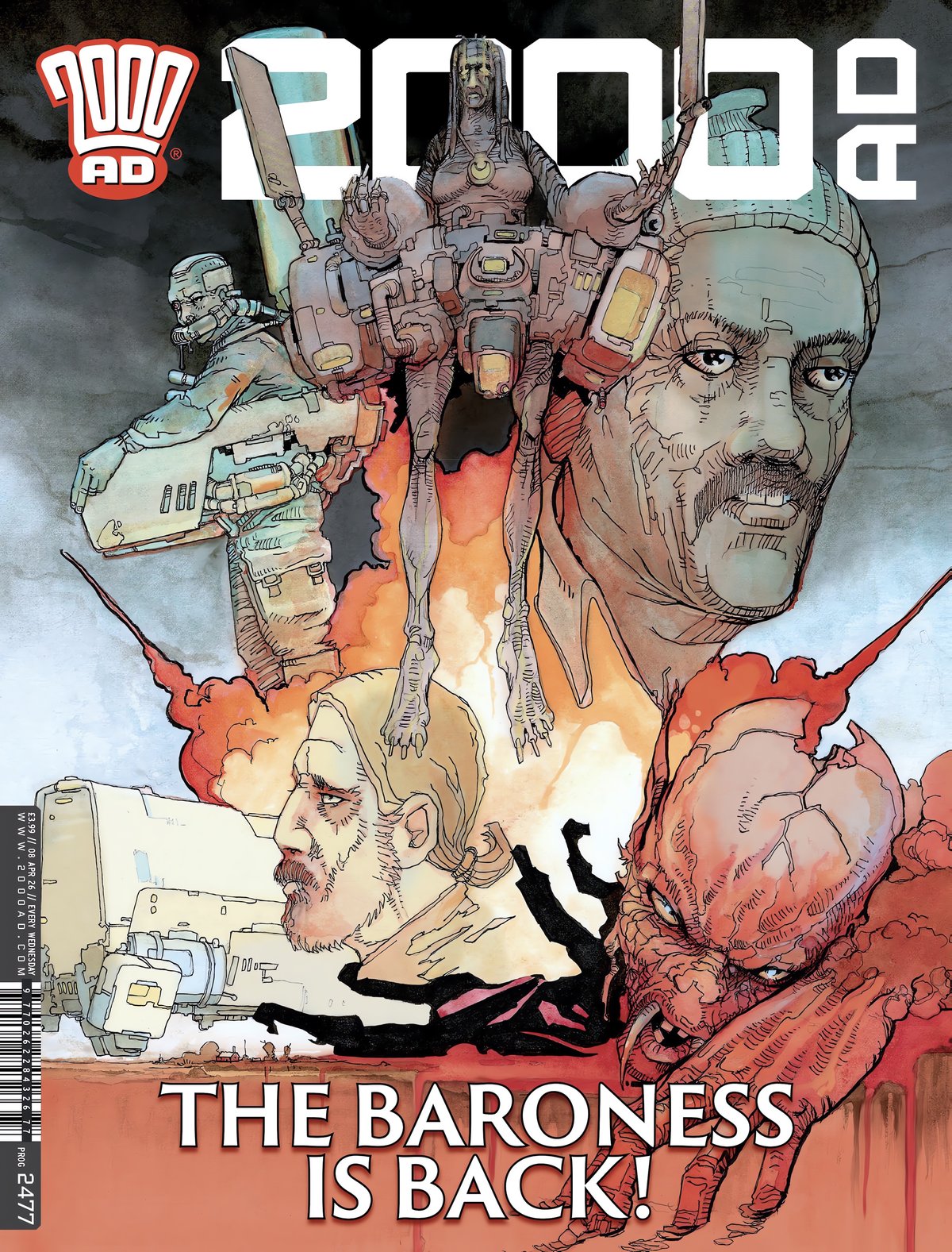 Cover of 2000AD prog 2477 (2026)