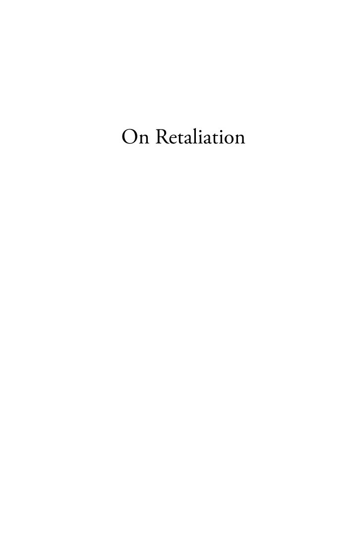 Cover of On Retaliation