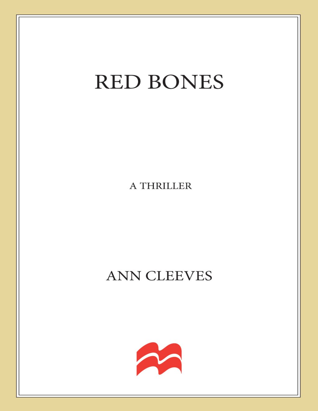 Cover of Red Bones (2009)